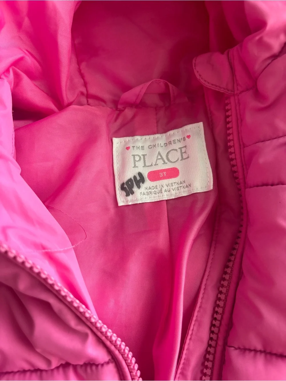 Kids Pink puffer winter Jacket coat